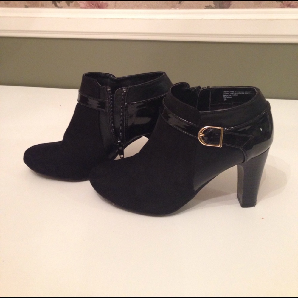 Suede booties
