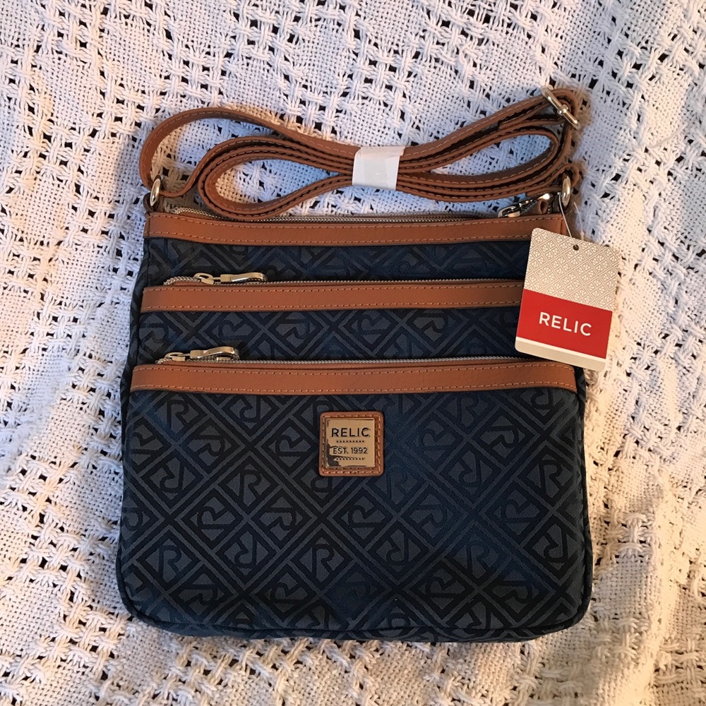 Navy Blue Relic Cross-Body Purse - NWT