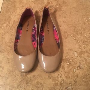 Steven madden- madden girl nude ballet flats