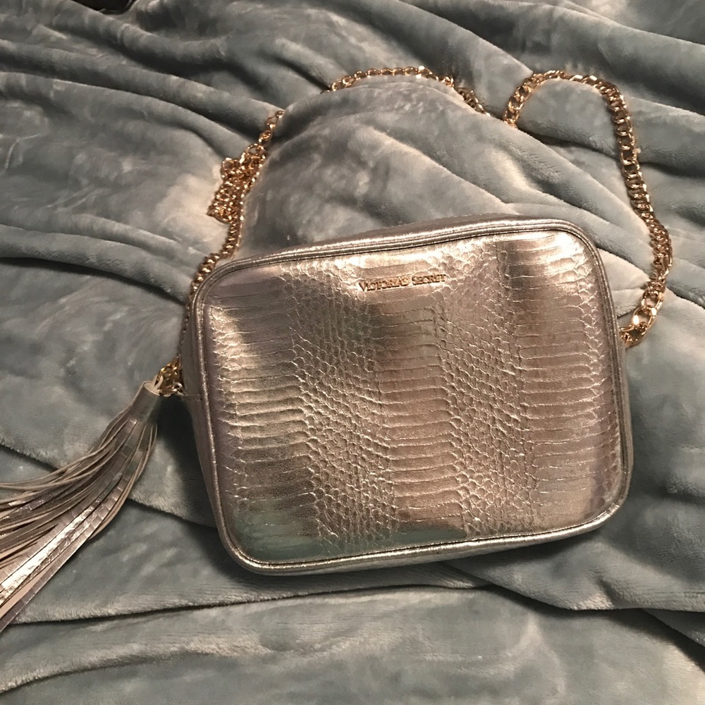 Silver "snakeskin" VS purse