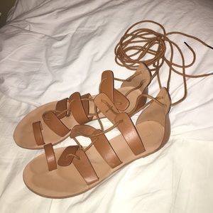 Forever 21 lace up sandals