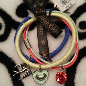 Juicy Couture Charm Elastic Hair Ties