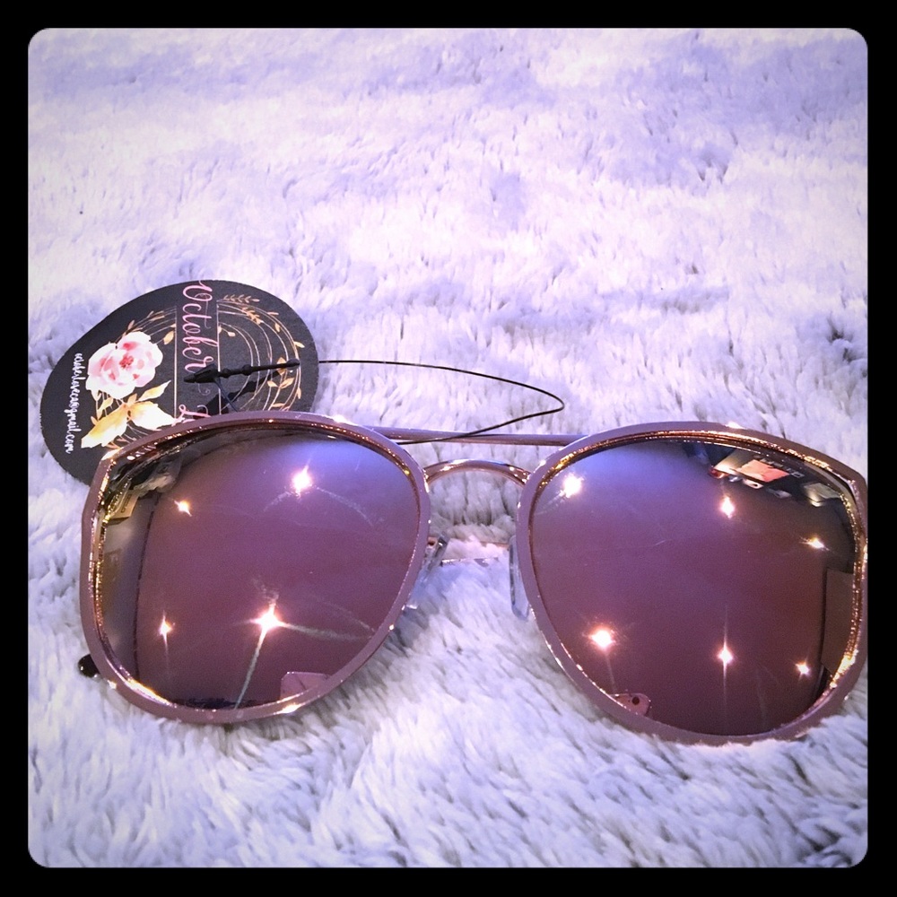 Metal Frame Mirror Sunglasses