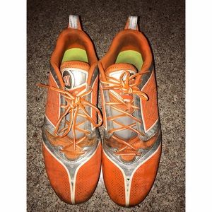 Orange Warrior Lacrosse Cleats