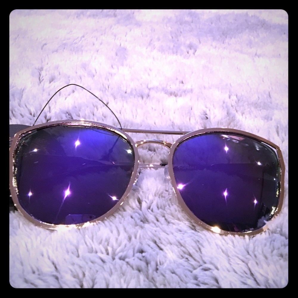 Mirror Metal Frame Sunglasses