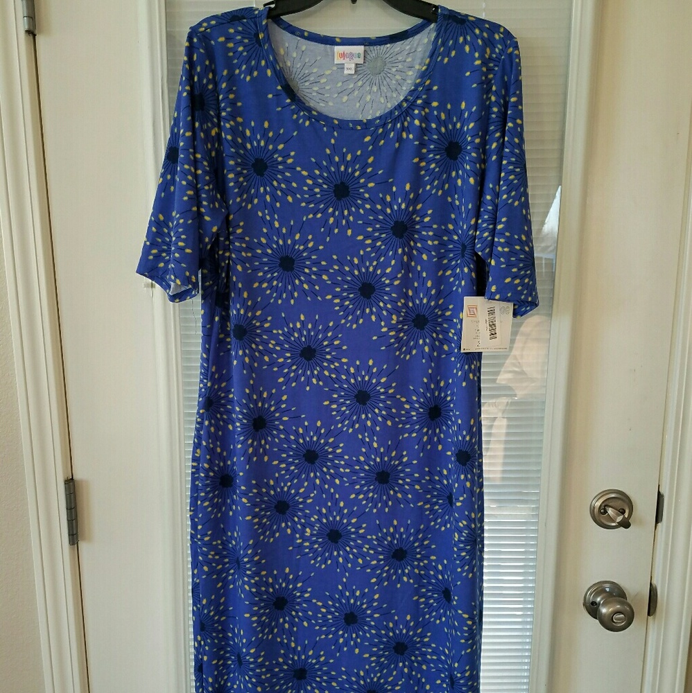 Blue and yellow sunflowers 3xl julia