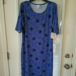 Blue and yellow sunflowers 3xl julia