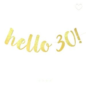 ✨✨ Hello 30 Banner ✨✨