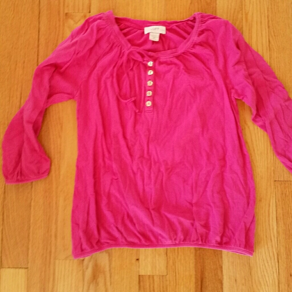 LOFT pink top size SP