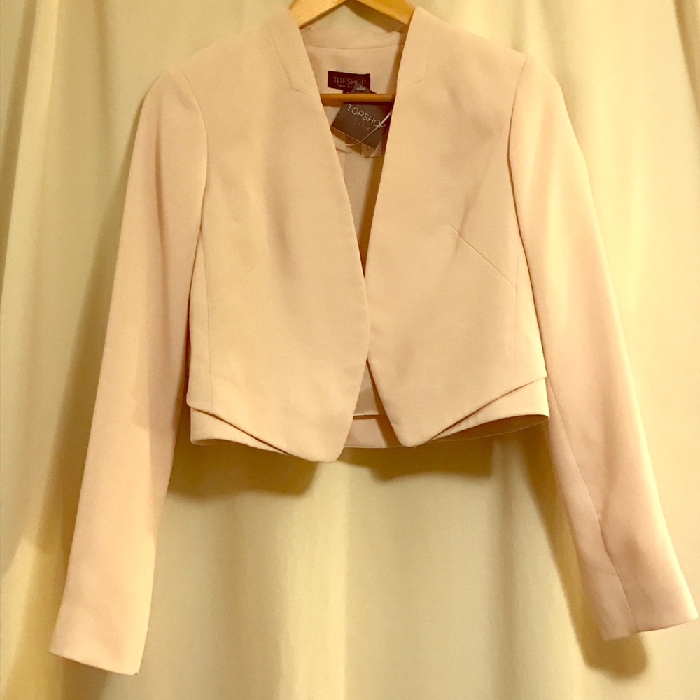 Top Shop Blush Blazer Size 4