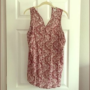 Large maroon blouse from Old Navy