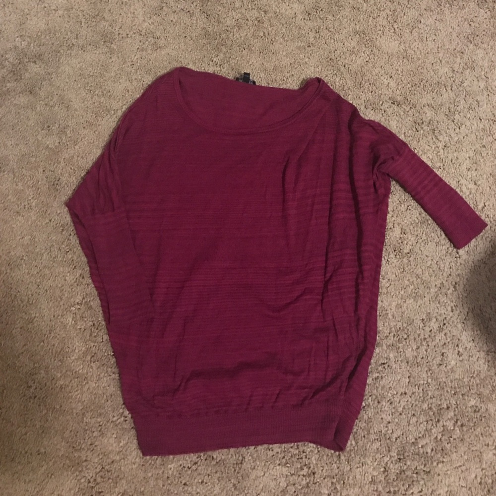 Slouchy pink Express blouse