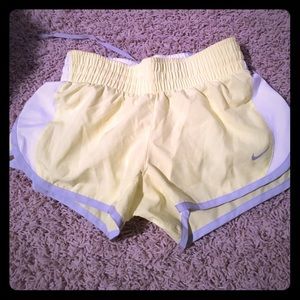Nike Yellow Running Shorts