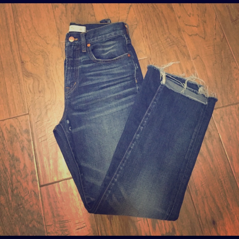 Madewell Perfect Vintage Jean Step Hem size 25