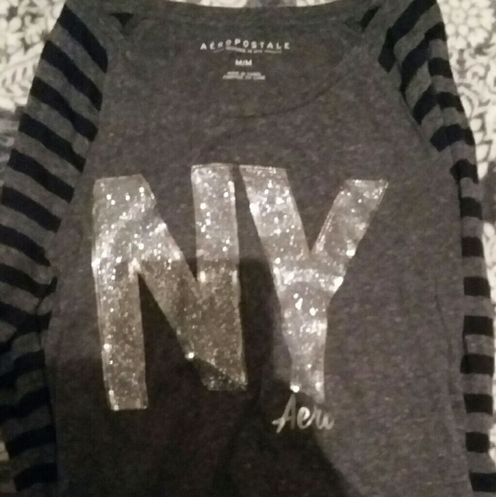Long sleeve, worn once, cute and sparkly