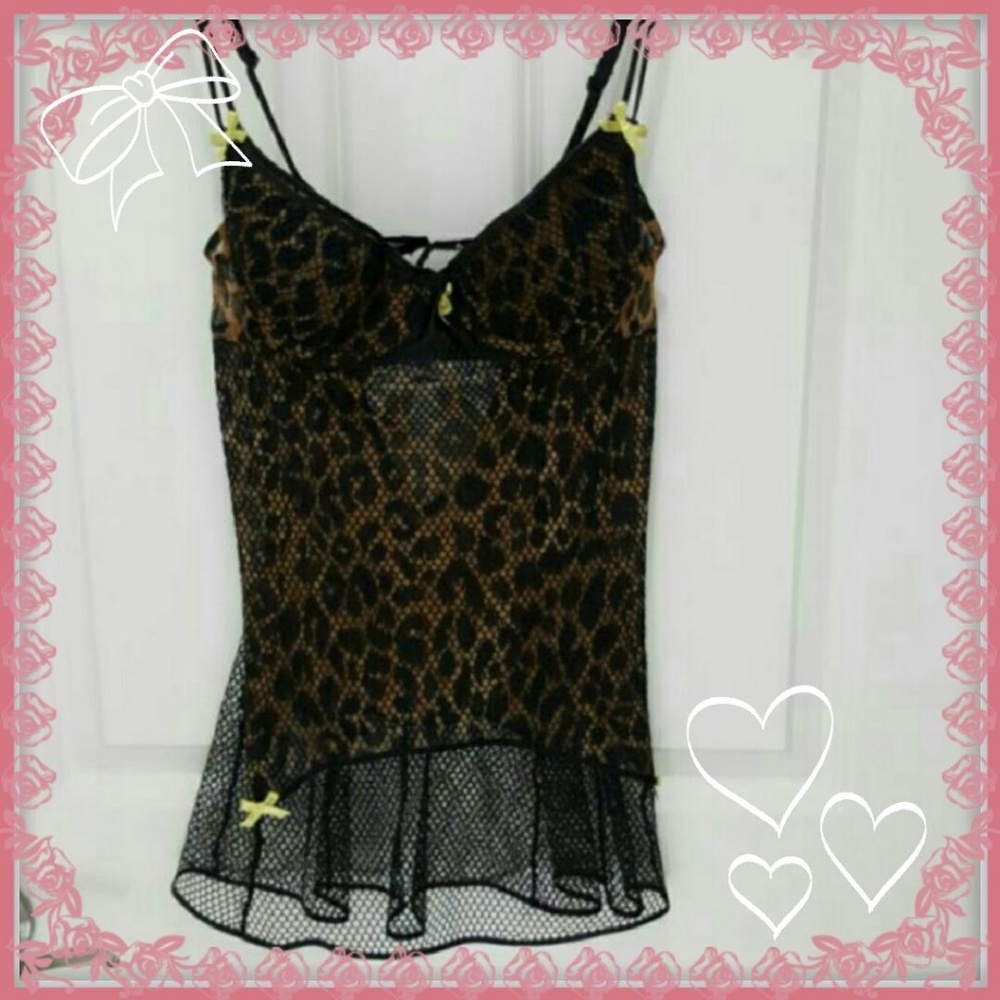 Nwot VS sexy leopard print lingerie