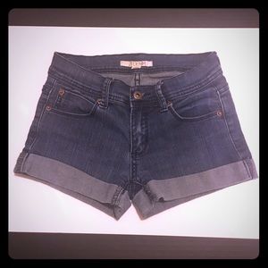 2.1 DENIM Cuffed Jean Shorts