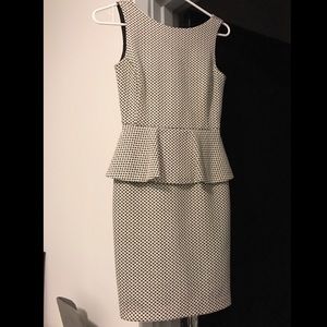 Banana Republic Peplum Dress - polka dot