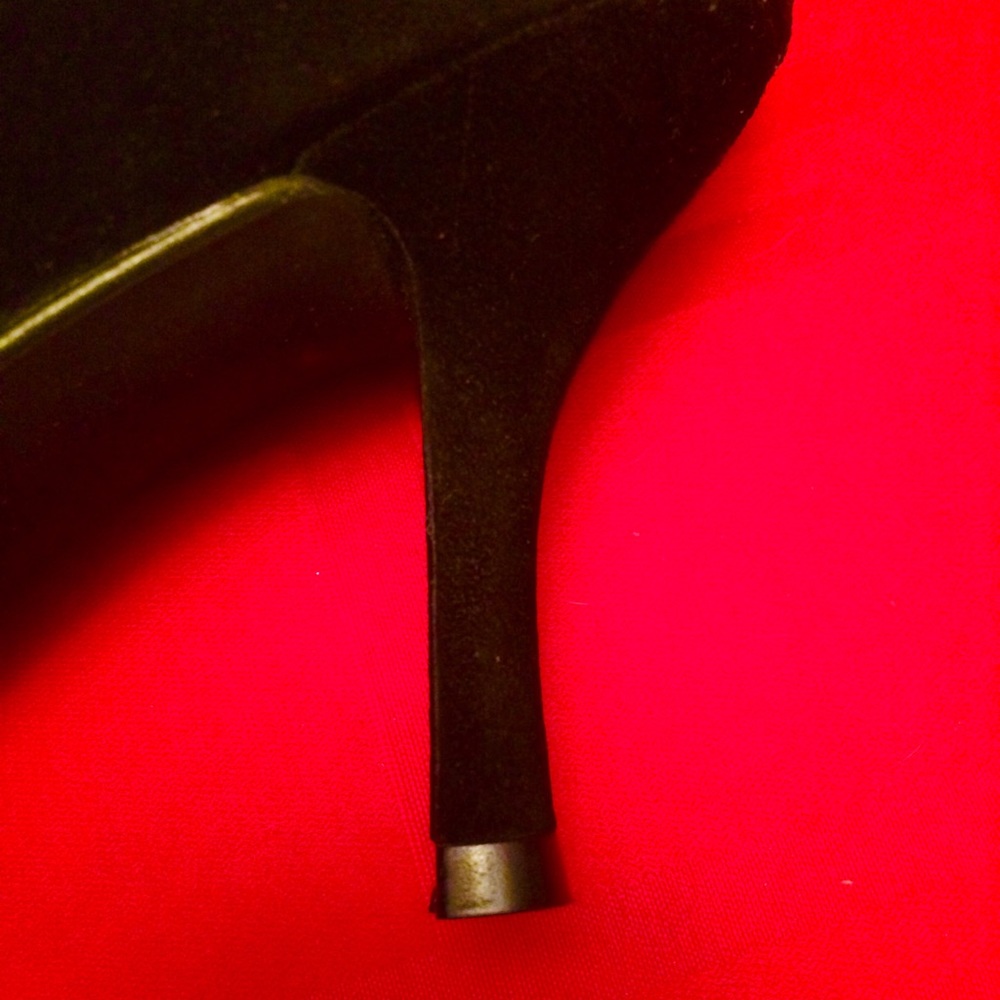 Stuart Weitzman Black Suede Tall Boot - Picture 4 of 6