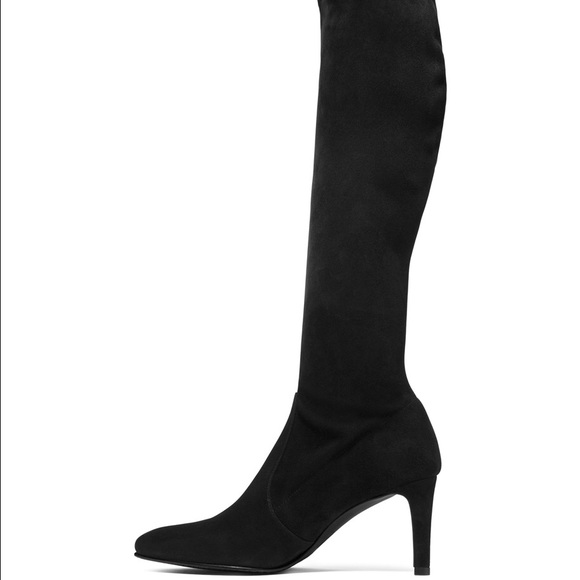 Stuart Weitzman Black Suede Tall Boot - Picture 6 of 6