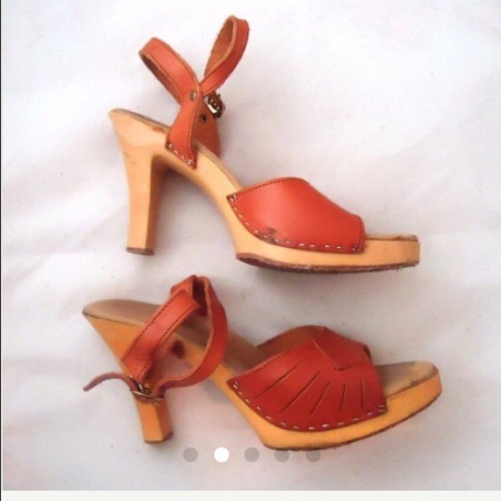 Vintage 70s disco heels 7.5