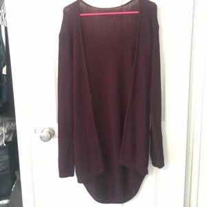 Brandy Melville Burgundy Cardigan