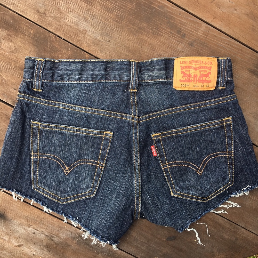 Vintage Levi cut offs