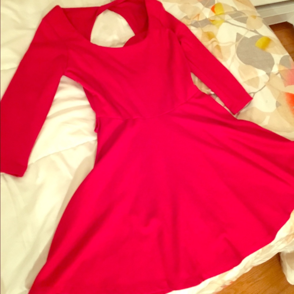 Red dress