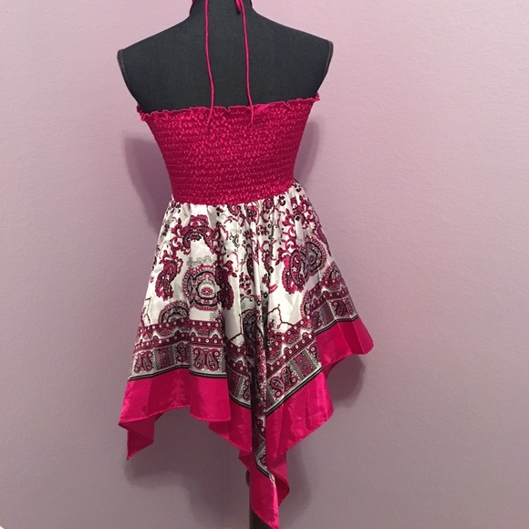 CATO Hot Pink Large Tube Top Dress - Picture 2 of 4