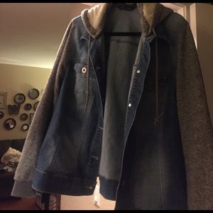 Jean jacket/hoodie