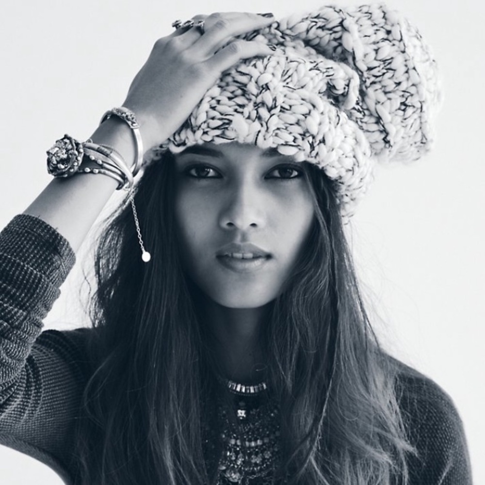 Free People chunky beanie