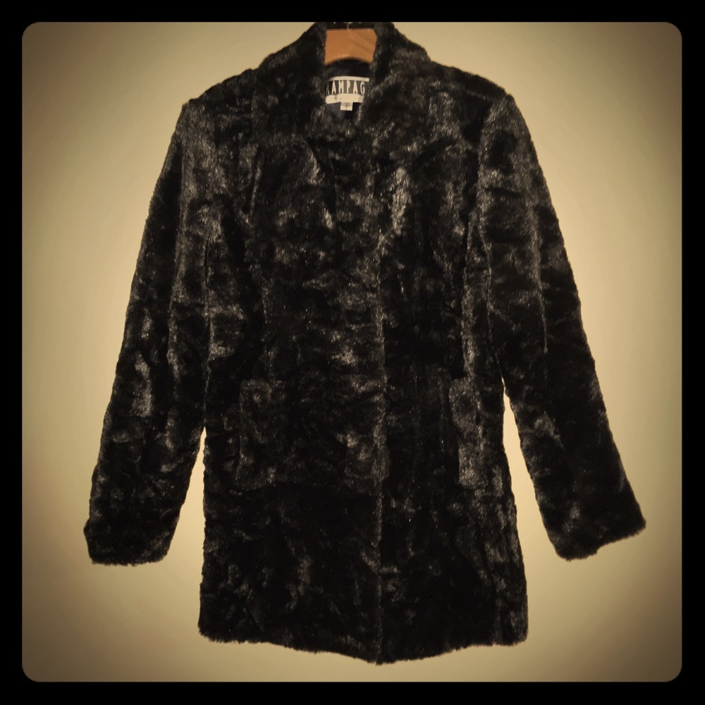 Vintage 1990s Rampage Faux Fur Coat