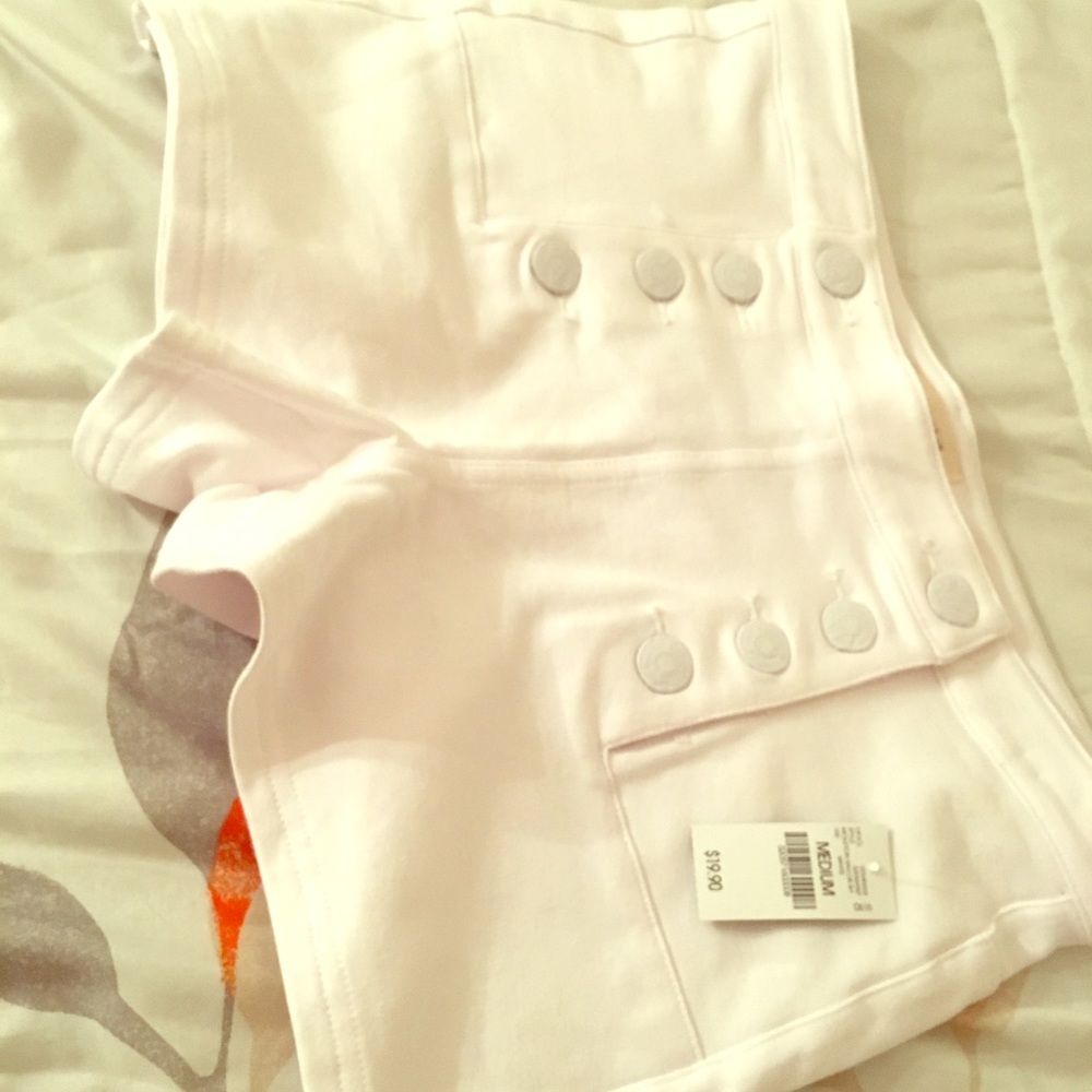 White shorts