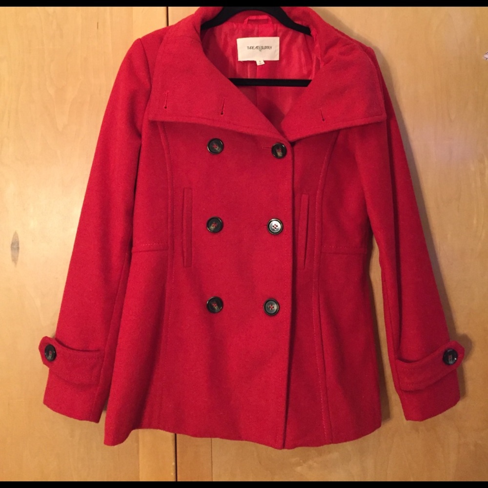 Red Peacoat