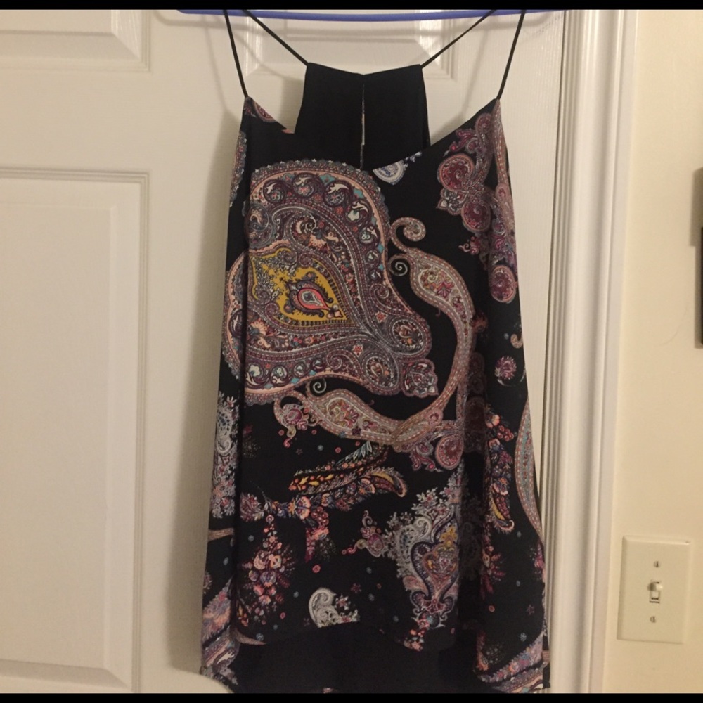 Paisley printed top