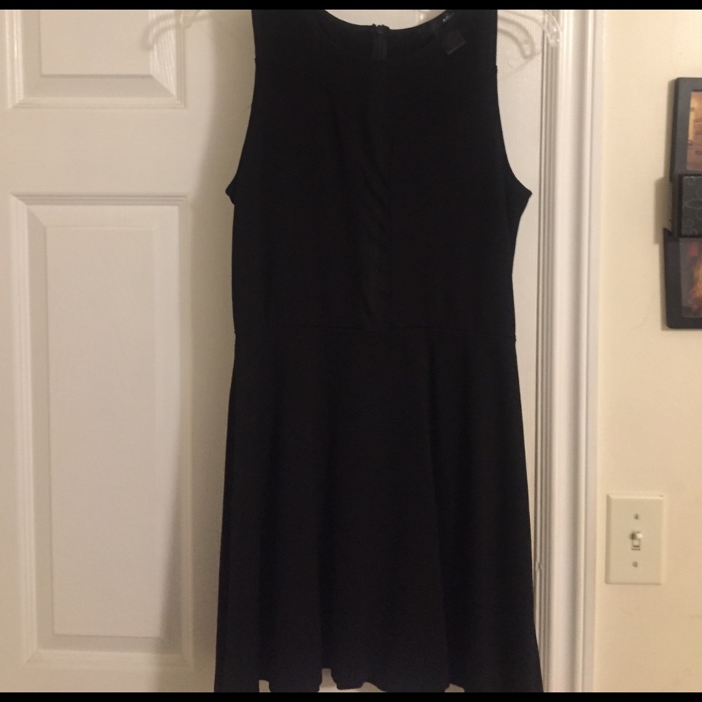 Aqua Black dress.