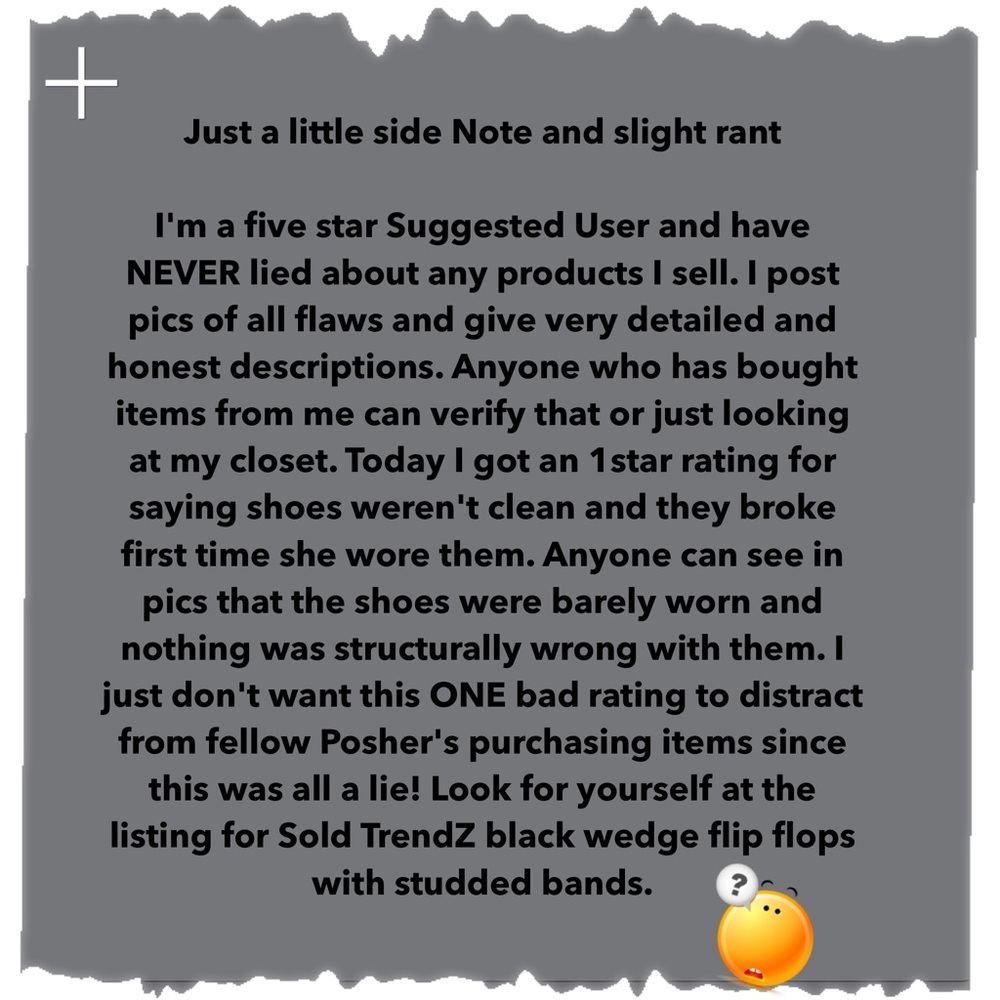 PLEASE READ NOTE POSTED slight rant!