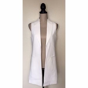 Katherine Barclay Long Sleeveless Blazer Vest