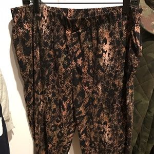 H&M animal print pants