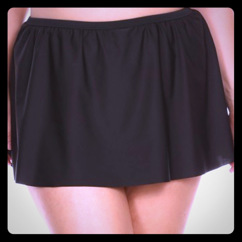 🎈SALE 1 LEFT Sexy Black Swim Flounce Skirt [SW-6]