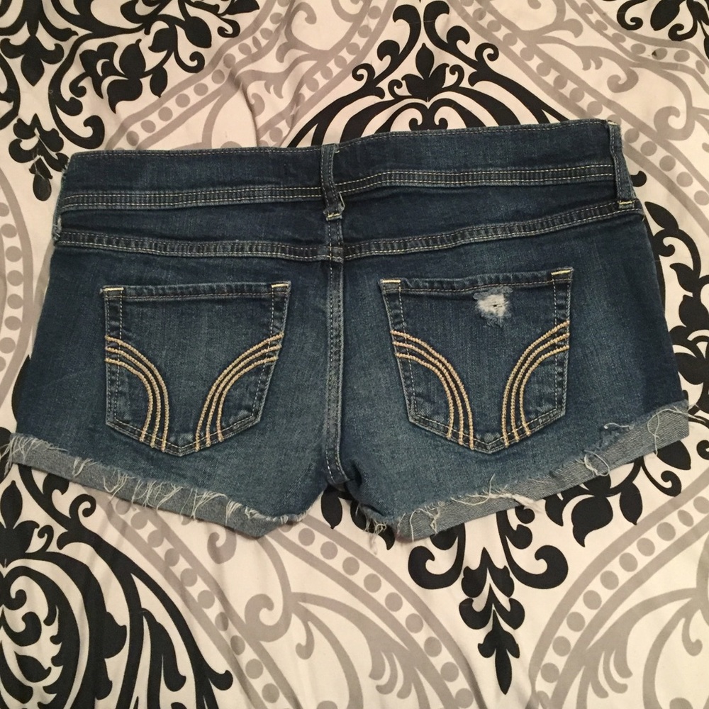 Short Blue Hollister Jean Shorts Size 5
