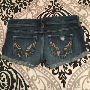 Short Blue Hollister Jean Shorts Size 5