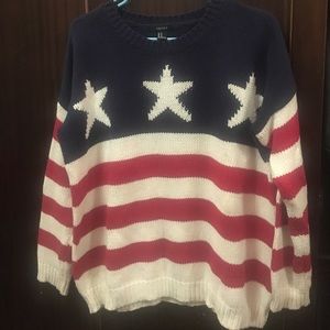 American flag sweater