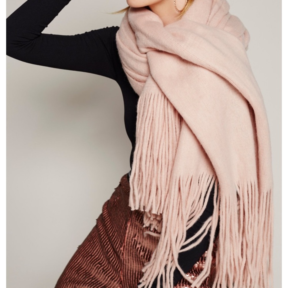 Brand new Free People Colby fringe scarf