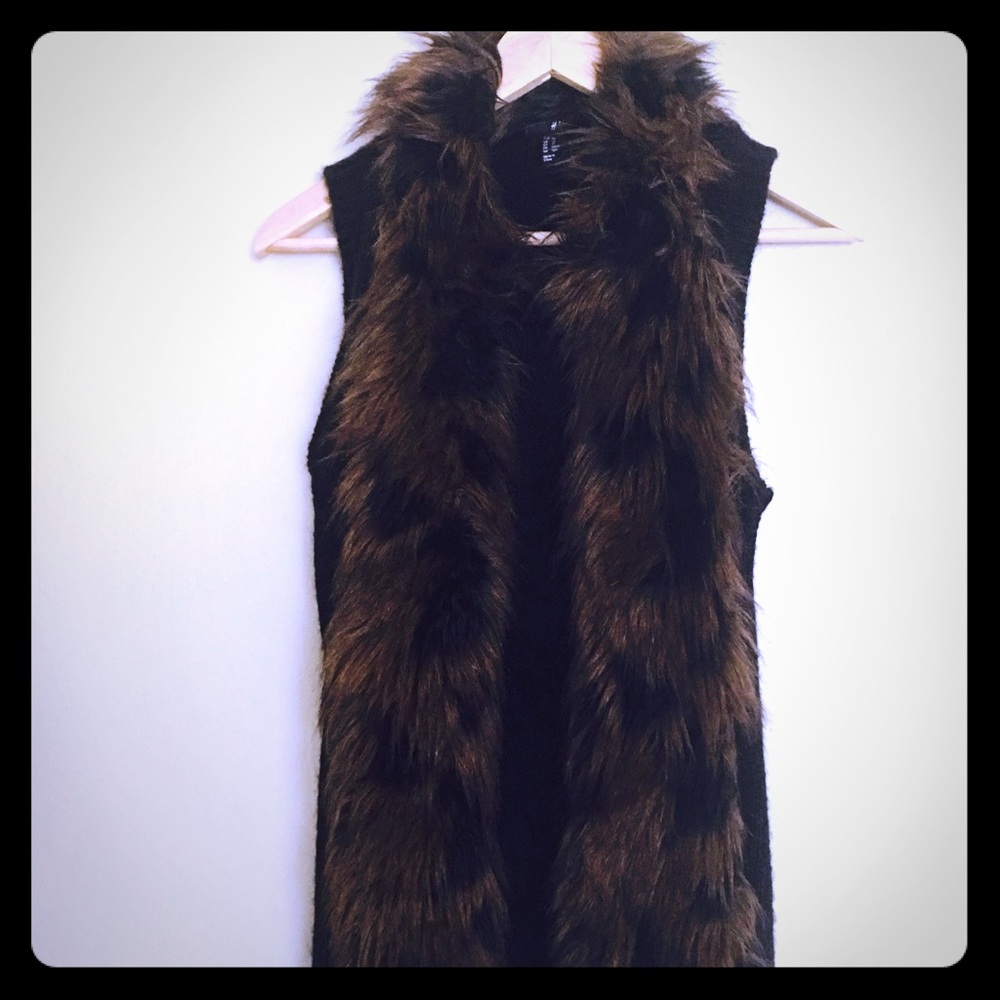 Women's black vest