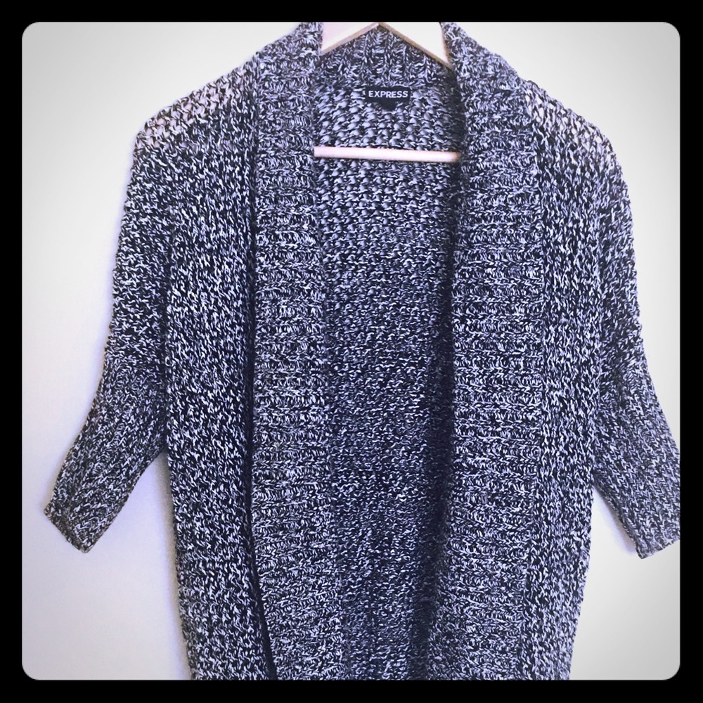 Black Express cardigan