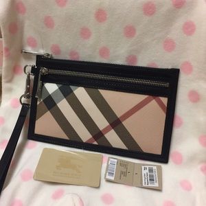 Authentic Burberry wristlet