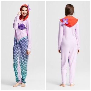 Disney Ariel Mermaid Onesie Pajamas