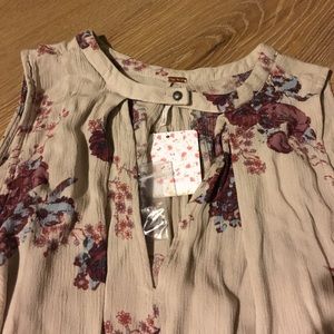 Taupe and purple dress
