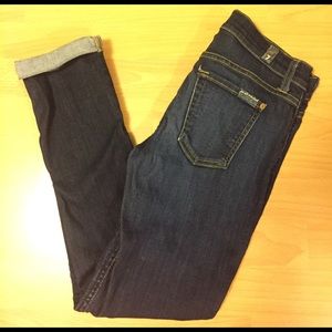 7 for all Mankind Jeans: the skinny crop and roll